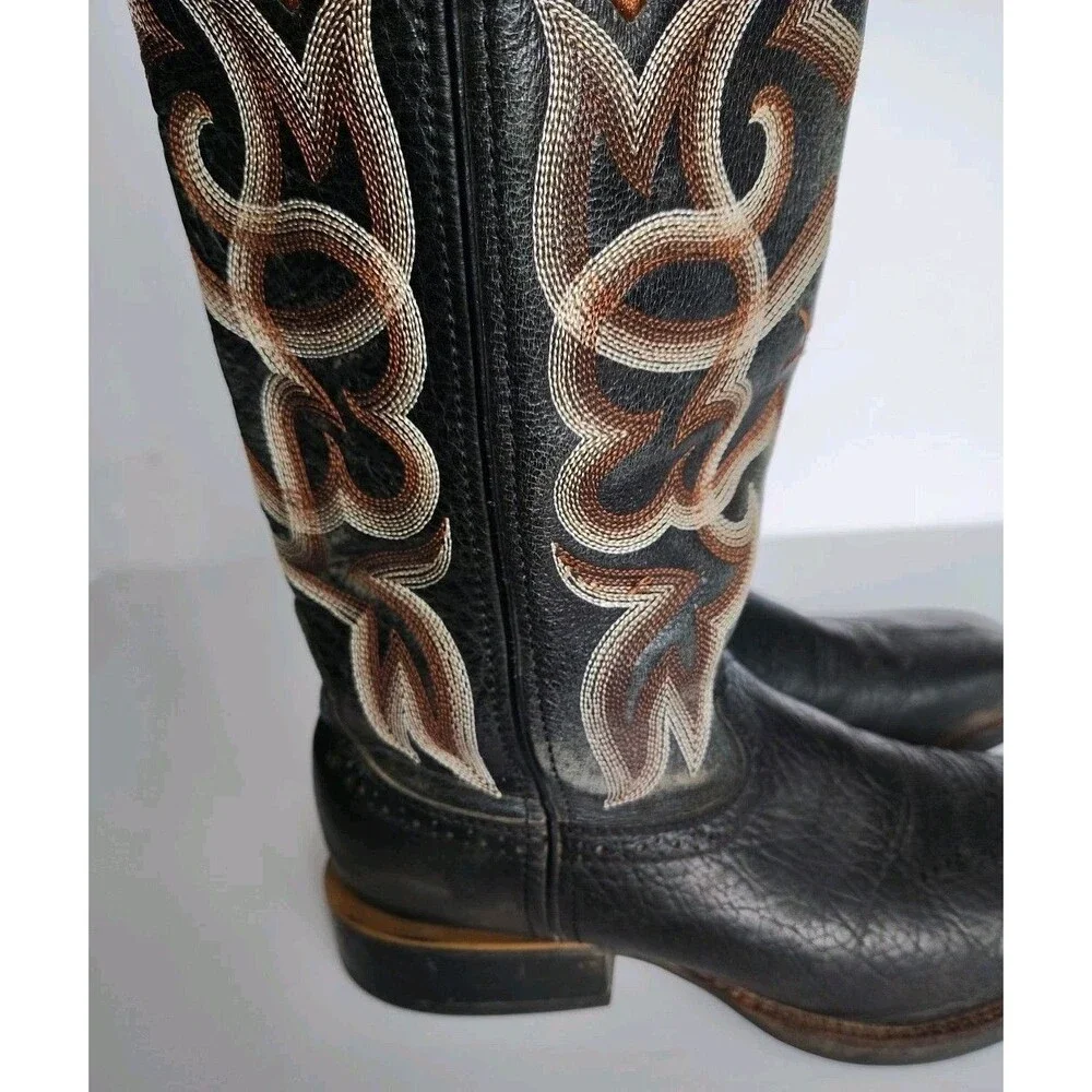 Twisted X Mens Size 8B WRS0006 Leather Steel Toe Square Western Work Barn Boots